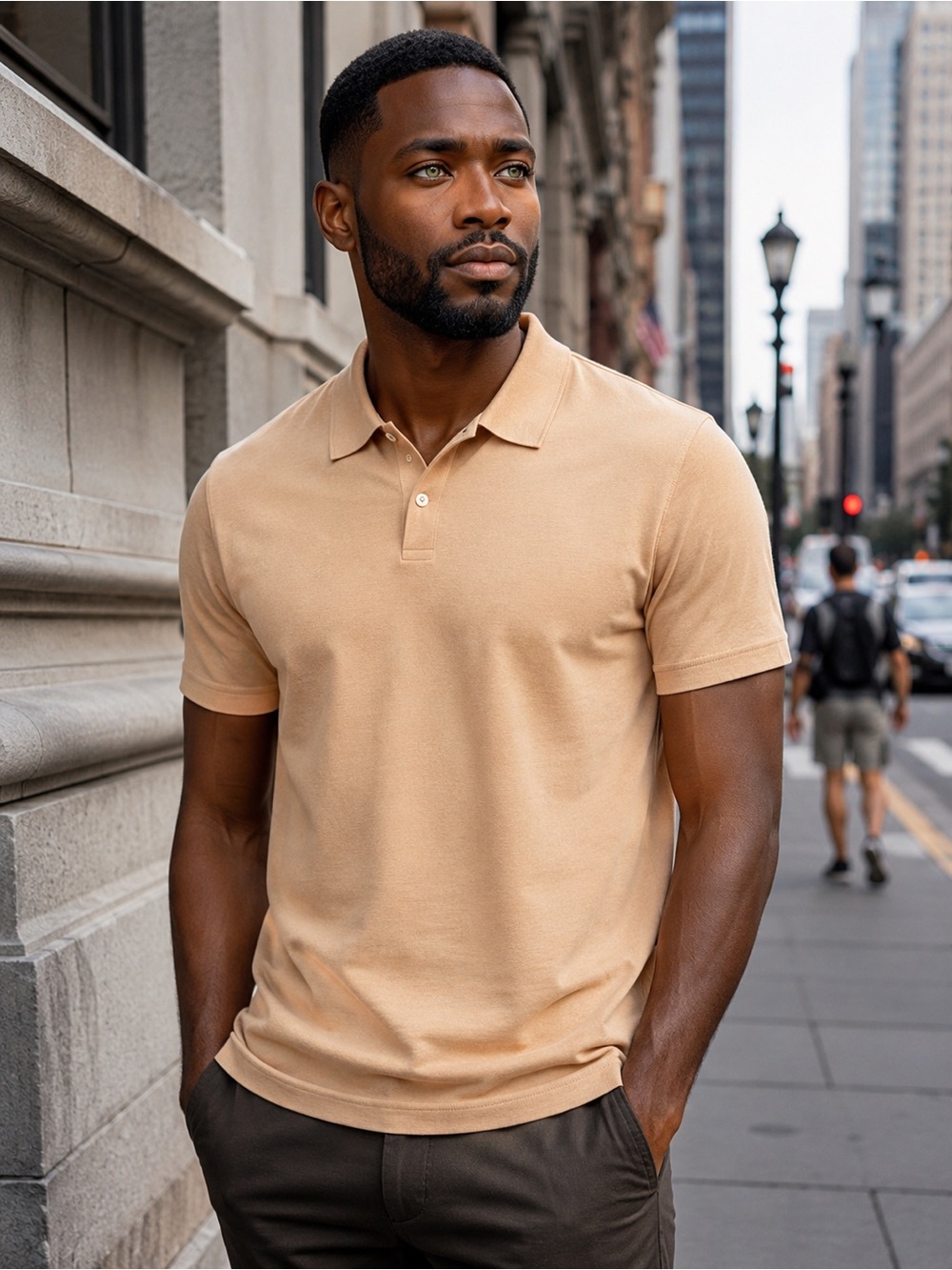 Brooks Brothers Men's Polo Shirt in Light Tan